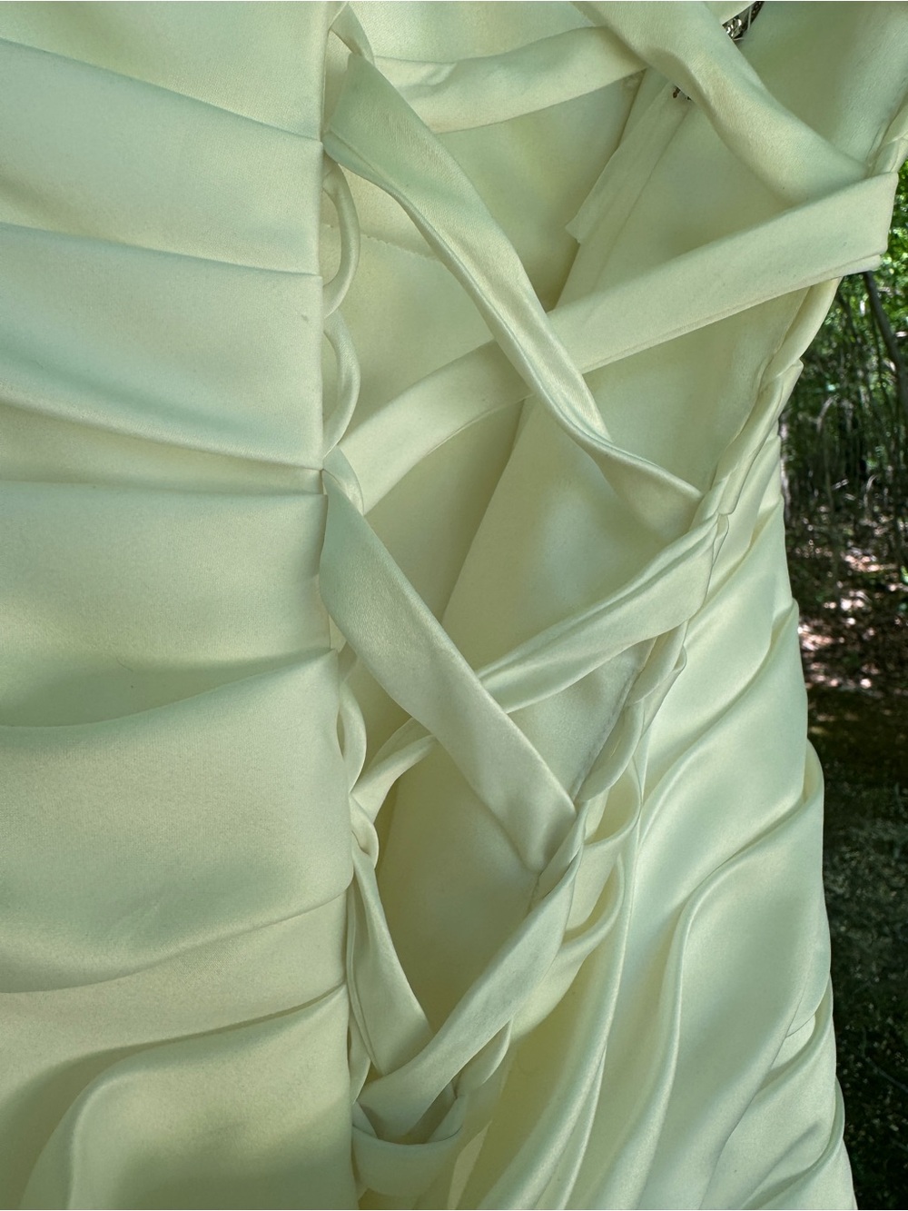 VTG 2006 Sottero and Midgley Embellished Ivory Ruched Wedding Gown - Picture 12 of 17